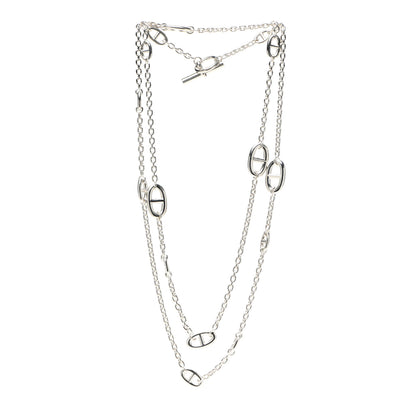 Hermes Sterling Silver Farandole Necklace 120 3 of 5