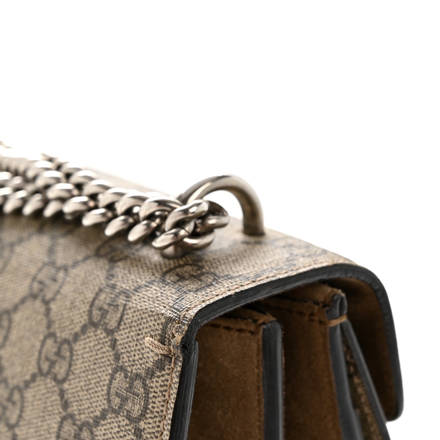 Gucci GG Supreme Monogram Small Dionysus Shoulder Bag Taupe 12 of 13