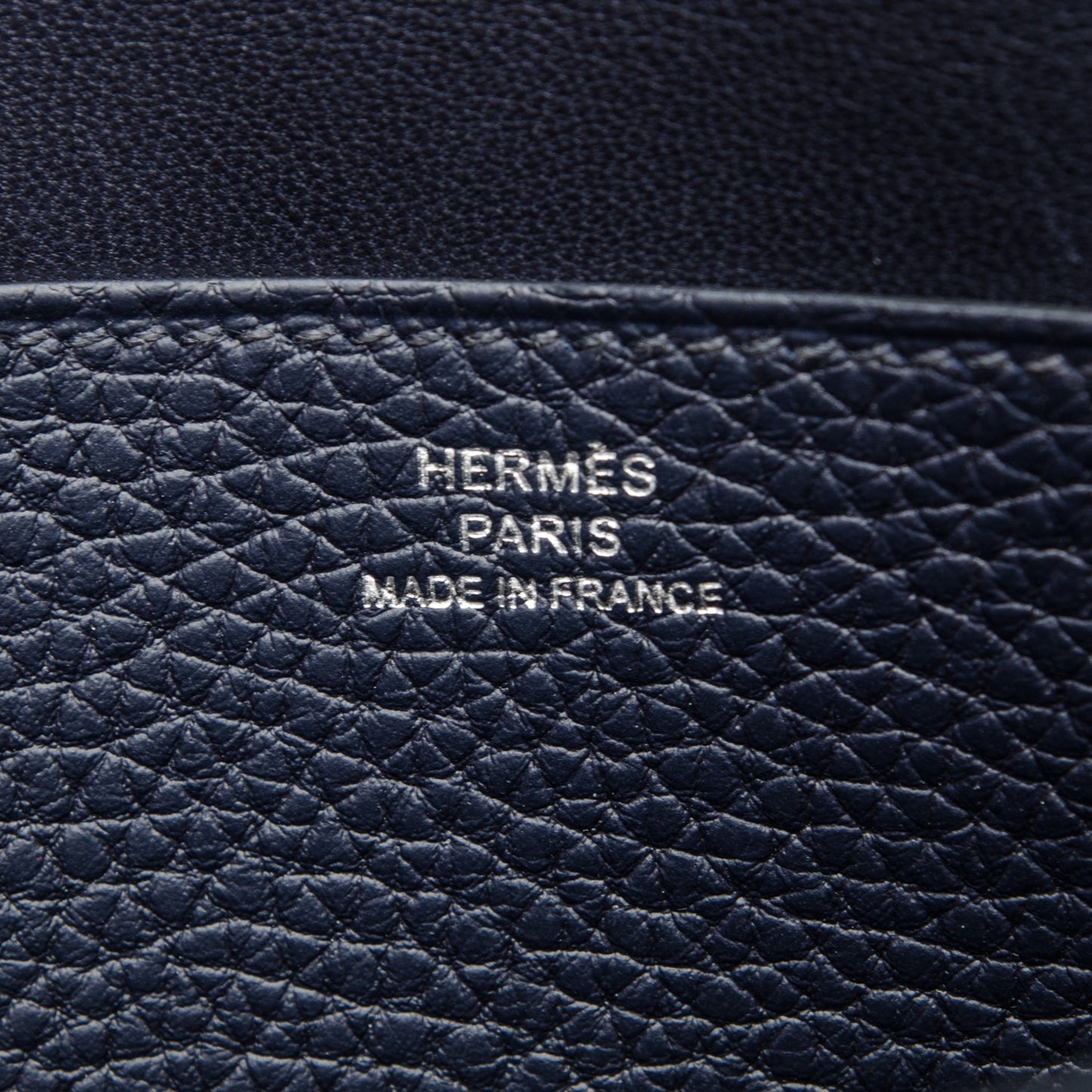 Togo Dogon Recto Verso Wallet Bleu Nuit