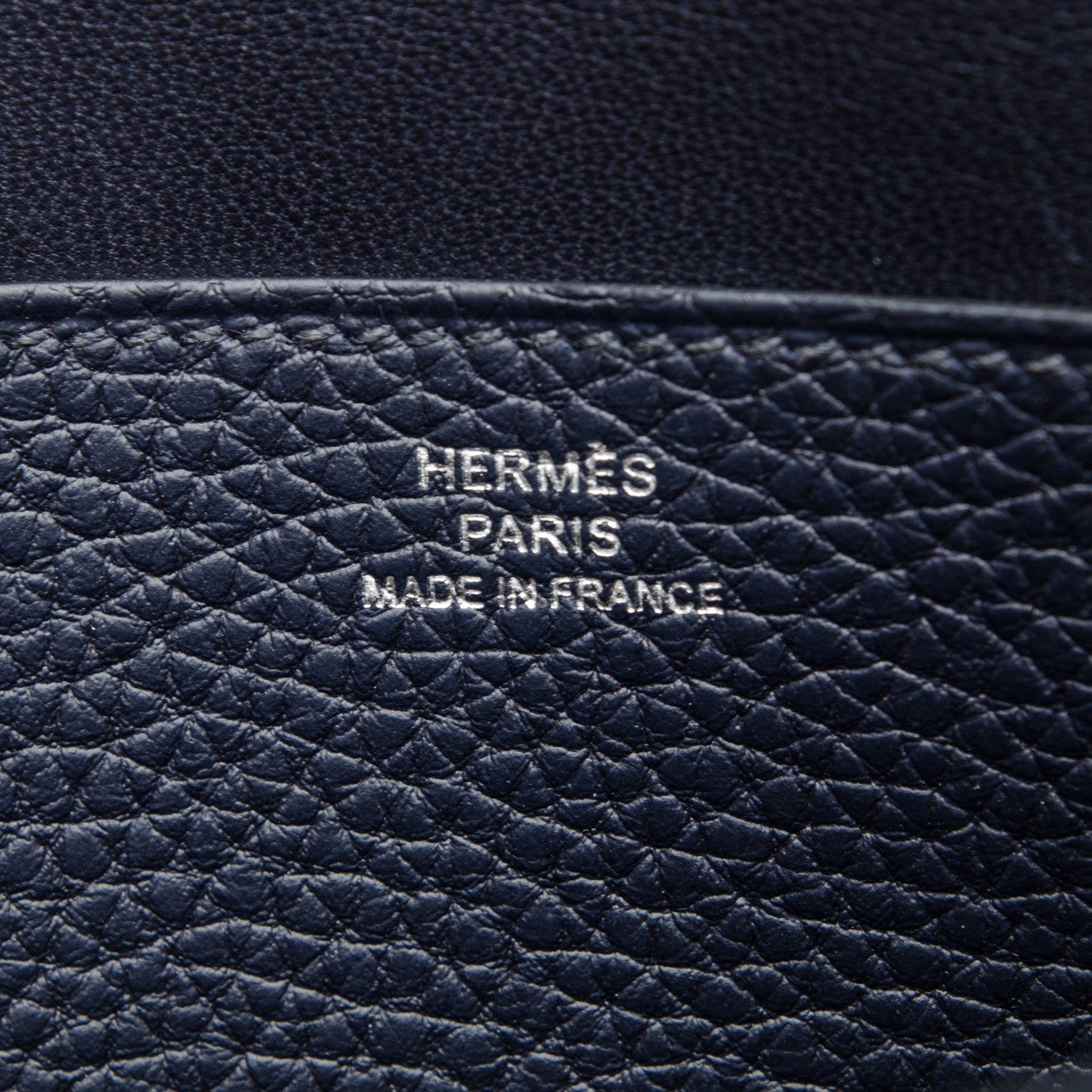 Hermes Togo Dogon Recto Verso Wallet Bleu Nuit 7 of 7