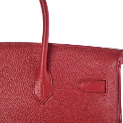 Hermes Courchevel Birkin 35 Rouge Casaque 30 of 35