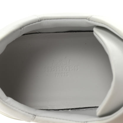 Hermes Calfskin Day Sneakers 39 White 8 of 9