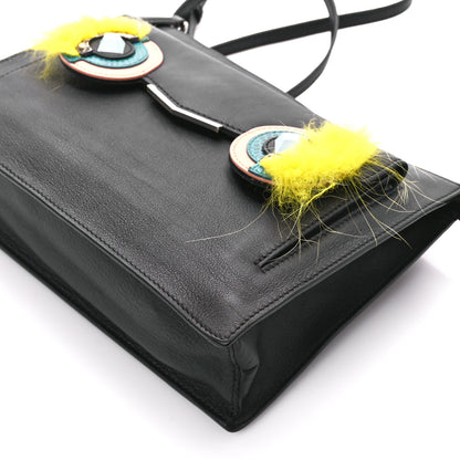 Fendi Vitello Dolce Fox Elaphe Ayers Hypnoteyes Min 2Jours Pouch Black Giallo Multicolor 14 of 15