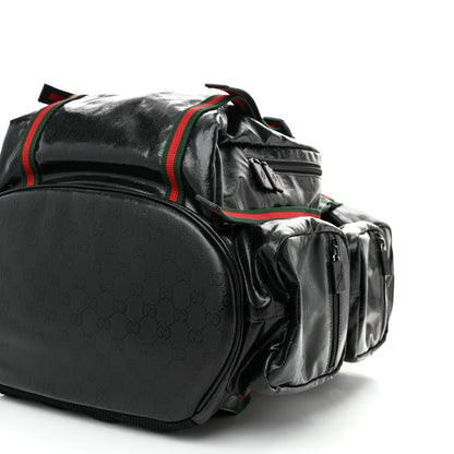 Gucci GG Crystal Monogram Web Backpack Black 9 of 9