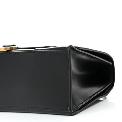 Balenciaga Shiny Box Calfskin Medium Hourglass Top Handle Bag Black 9 of 9