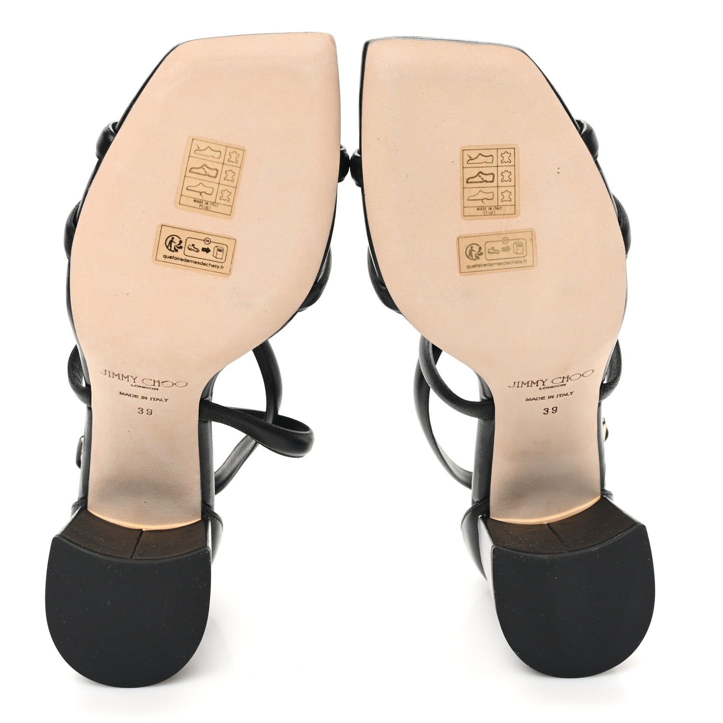 Nappa Rheea 65 Sandals 39 Black