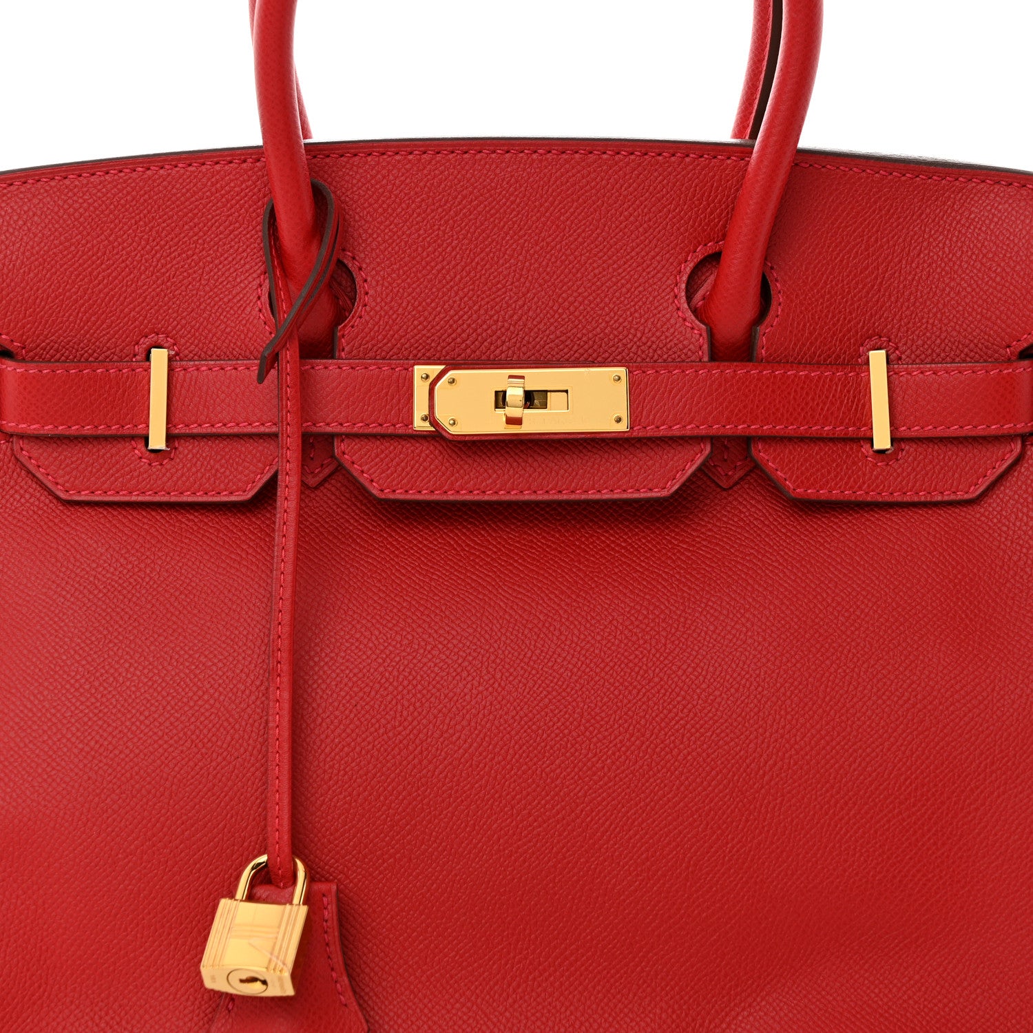 Hermes Epsom Birkin 30 Rouge Casaque 8 of 15