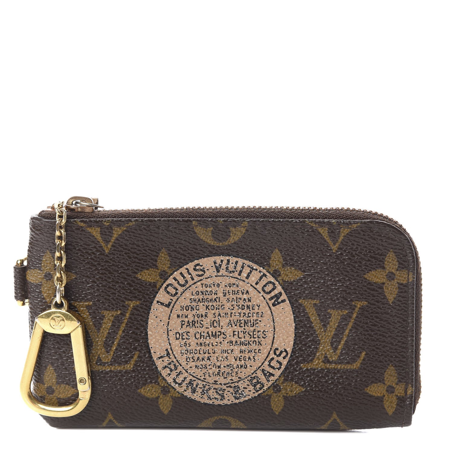 Louis Vuitton Monogram Complice Trunks and Bags Key Pouch Beige 1 of 7