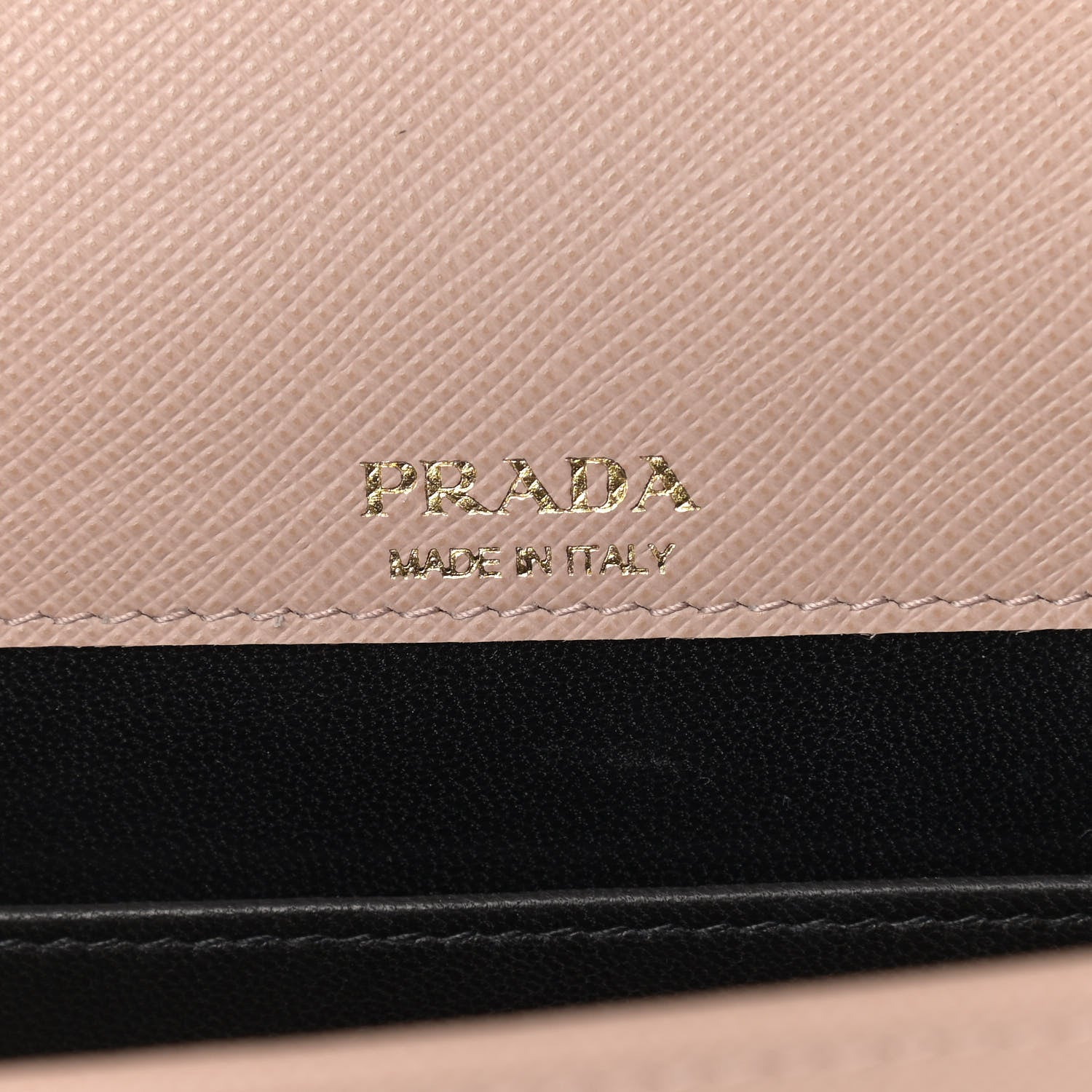 Prada Saffiano Lux Metal Logo Mini Chain Flap Crossbody Bag Cipria 6 of 8