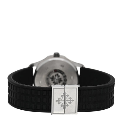 Patek Philippe Stainless Steel Rubber 28mm Aquanaut Quartz Watch Black 4960A 3 of 4