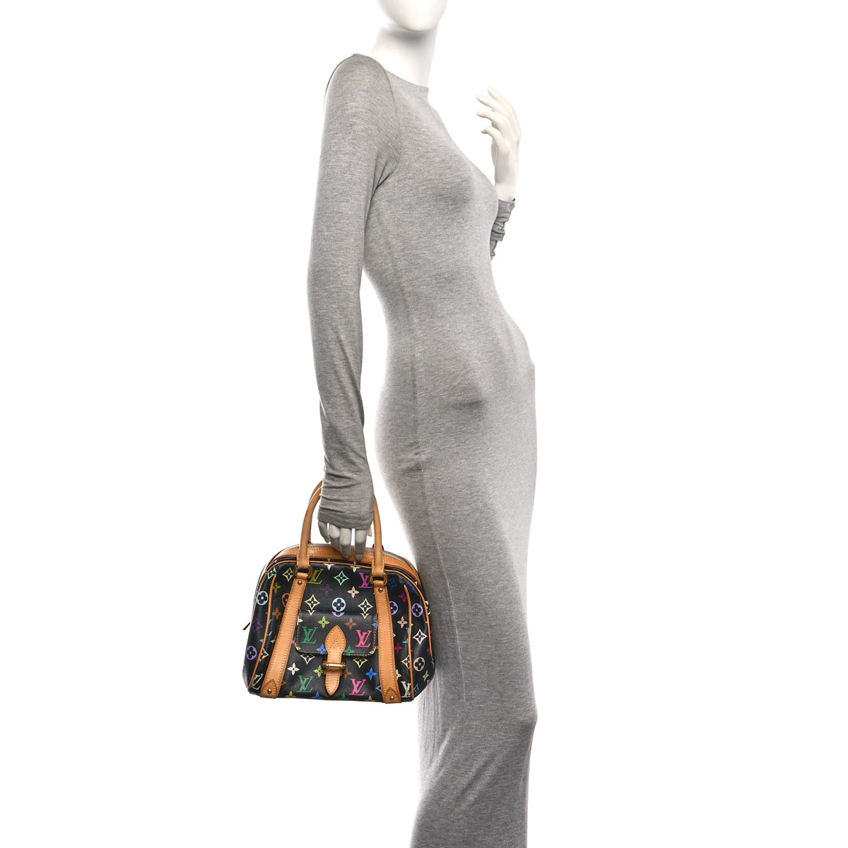 Louis Vuitton Monogram Multicolor Priscilla Black 2 of 9