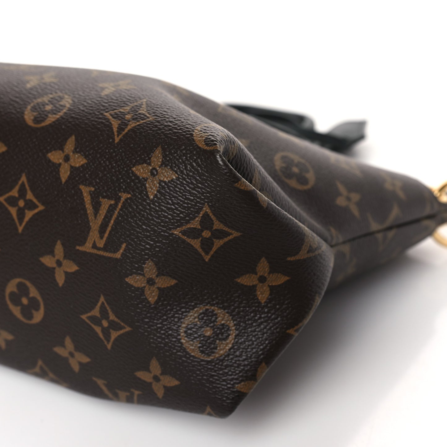 Monogram Flower Zipped Tote PM Black