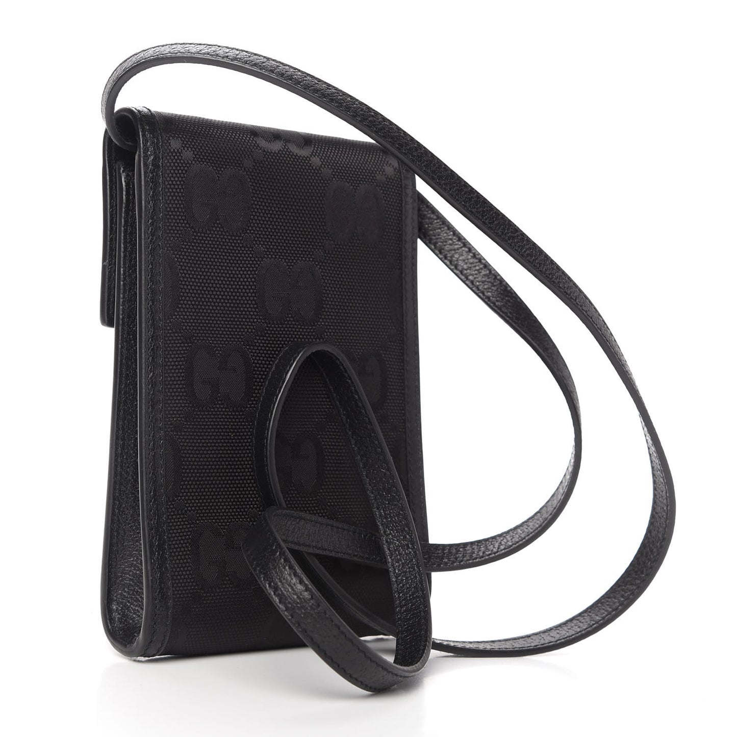 Econyl Nylon Monogram Off The Grid Crossbody Bag Black