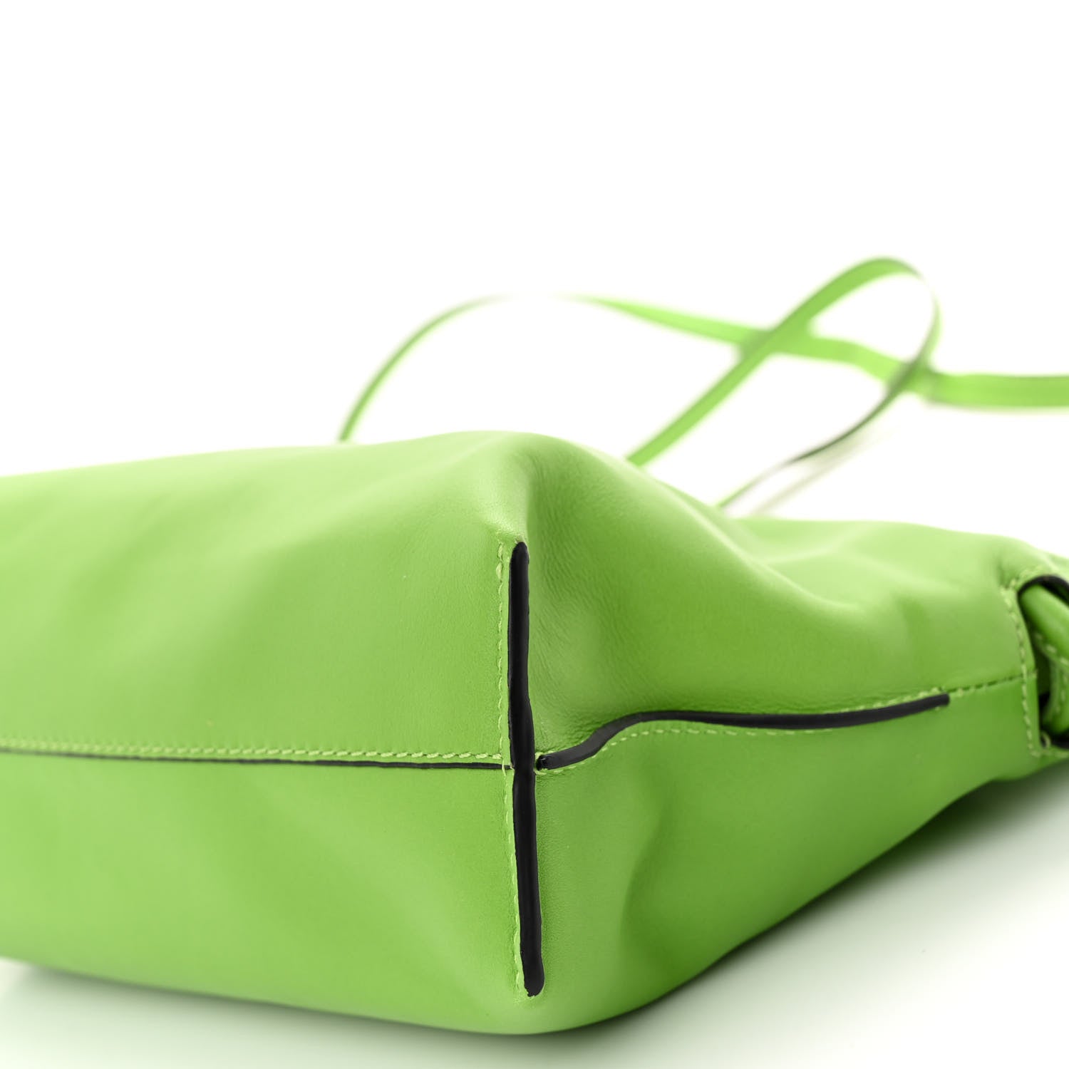 Loewe Calfskin Mini Flamenco Knot Clutch Apple Green 10 of 11