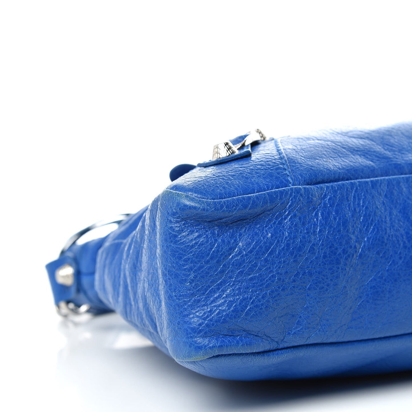 Agneau Giant 12 Silver Hardware Town Bleu Lazuli
