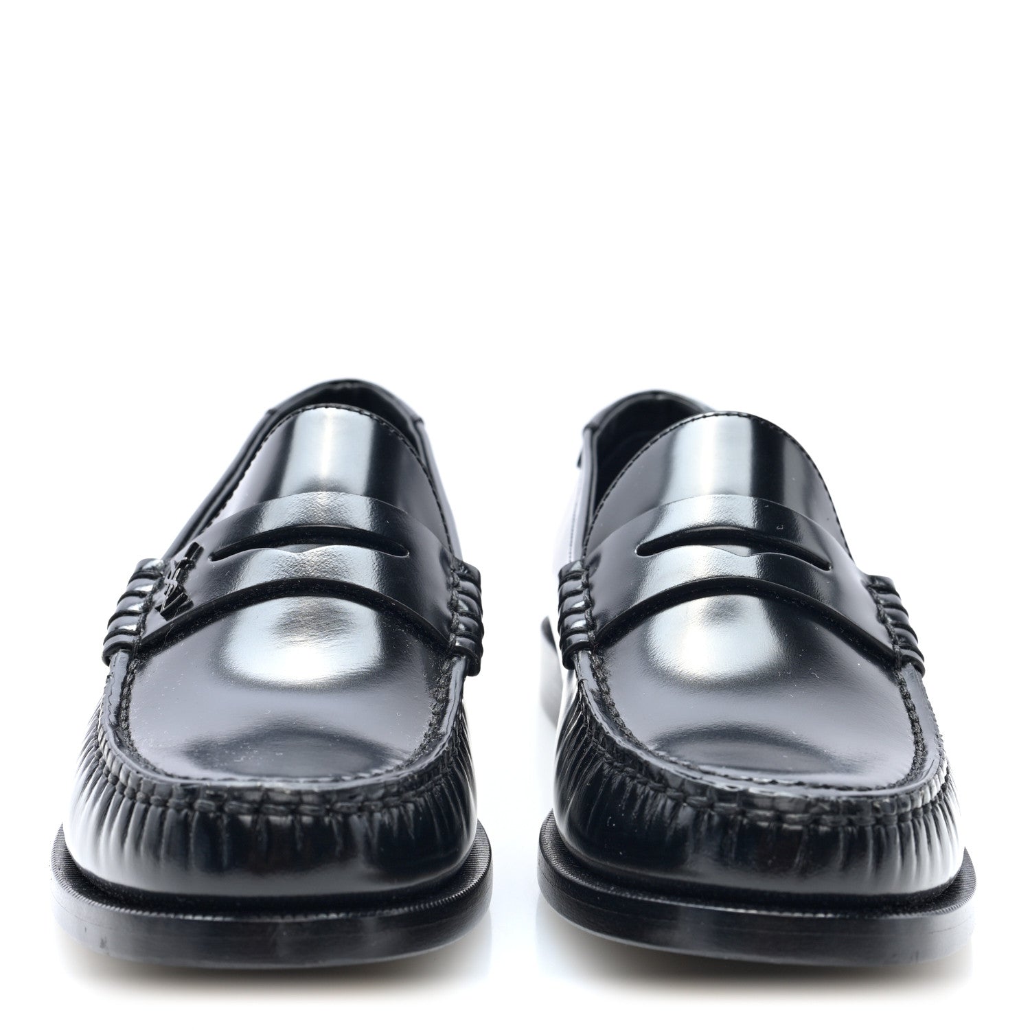 Saint Laurent Magnum Calfskin Le Loafer 15 Moccasin  38 Black 4 of 8