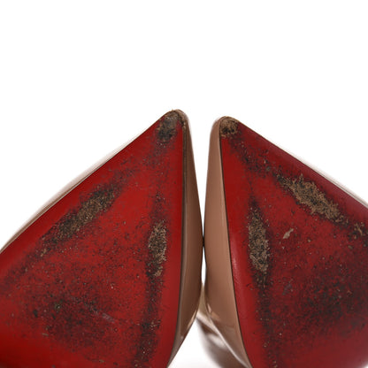 Christian Louboutin Patent So Kate 120 Pumps 38 Nude 8 of 10