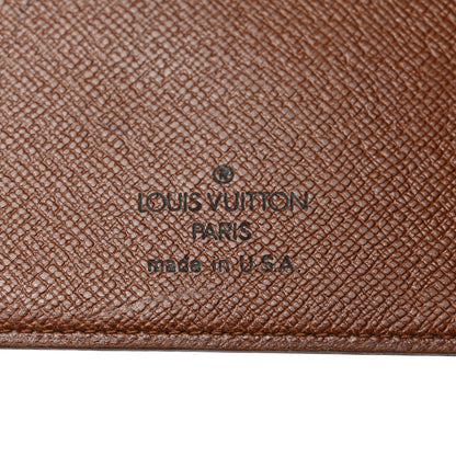 Louis Vuitton Monogram Simple Checkbook Holder Wallet Cover 5 of 11
