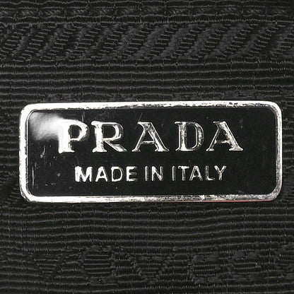 Prada Mesh Sequin Polka-Dot Small Tote Bag Black 6 of 10