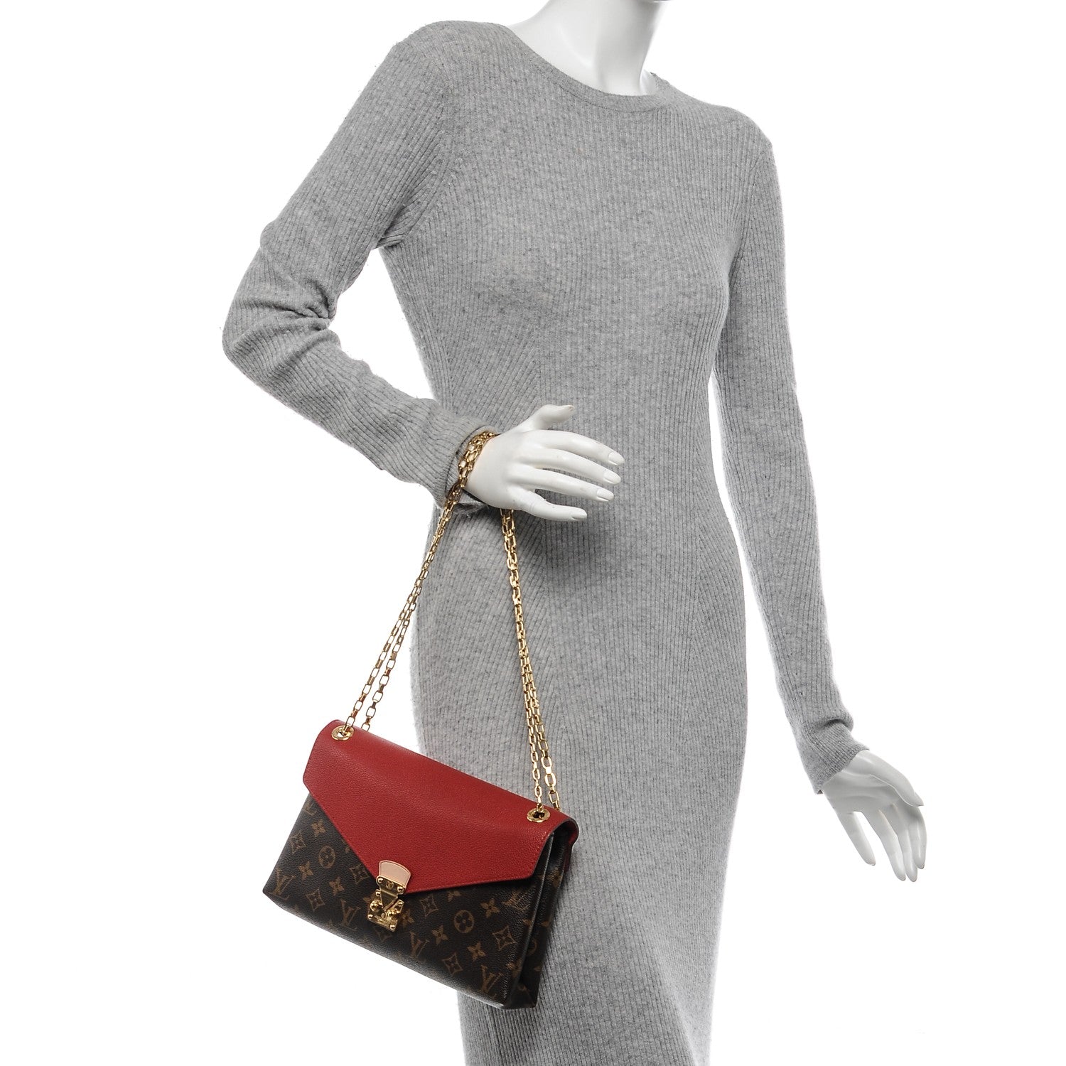 Louis Vuitton Monogram Pallas Chain Cherry 2 of 6