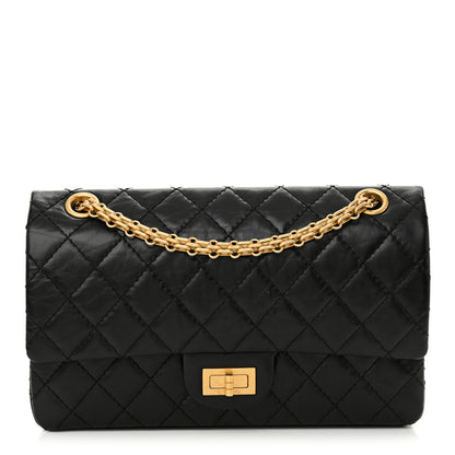 Chanel Aged Calfskin Quilted 2.55 Reissue 225 Flap Black 1 of 11
