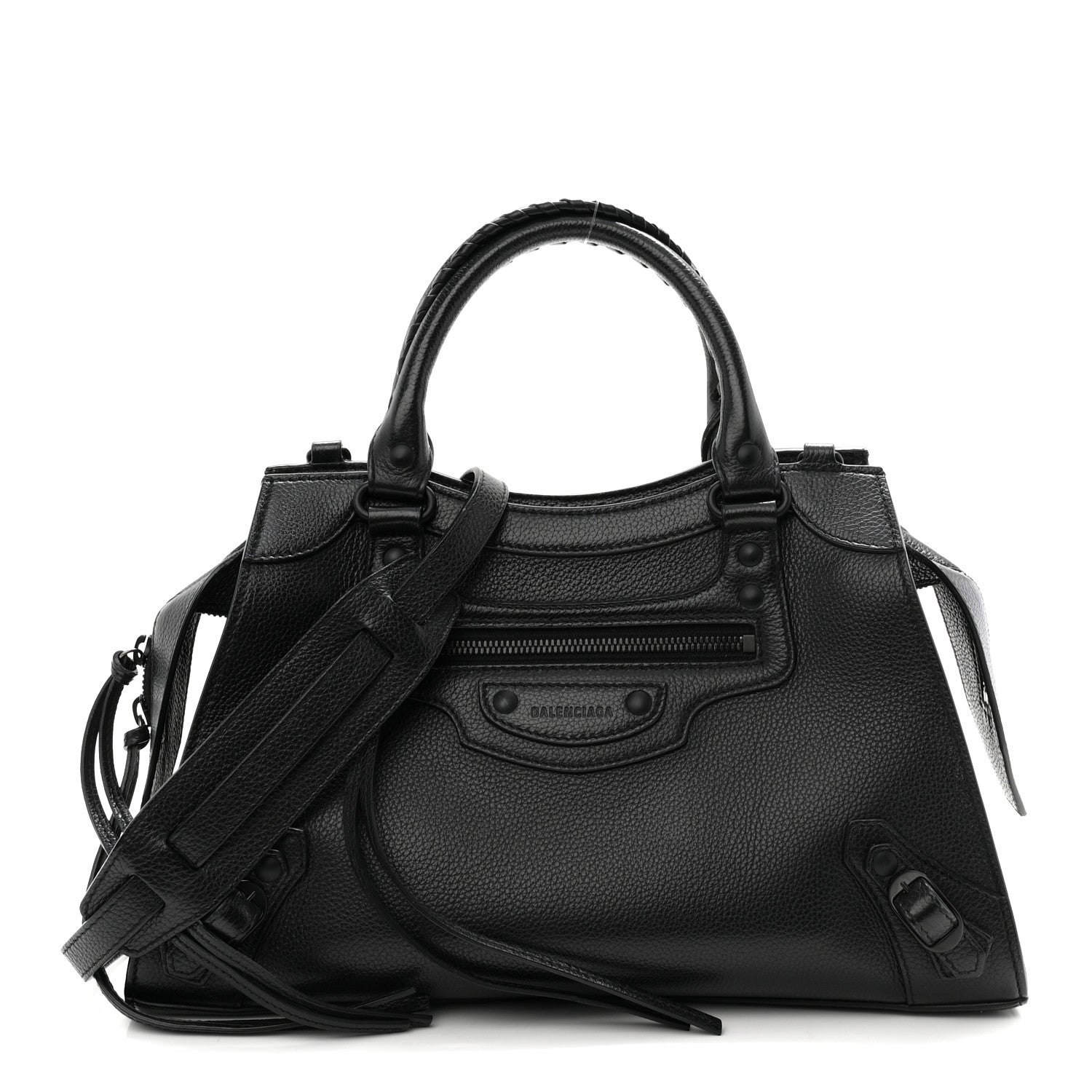 Balenciaga Grained Calfskin Neo Classic Black Hardware S City Black 1 of 10