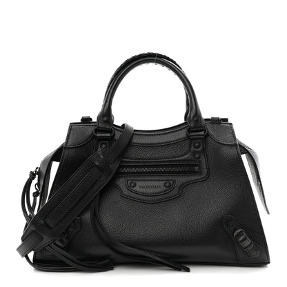 Balenciaga Grained Calfskin Neo Classic Black Hardware S City Black 1 of 10
