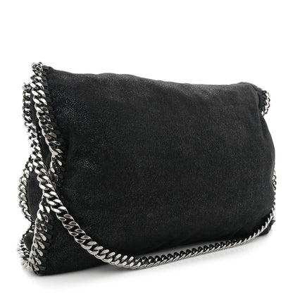 Stella McCartney Shaggy Deer Falabella Fold Over Tote Black 3 of 11