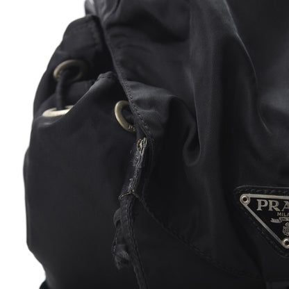 Prada Nylon Vela Medium Backpack Black 11 of 11