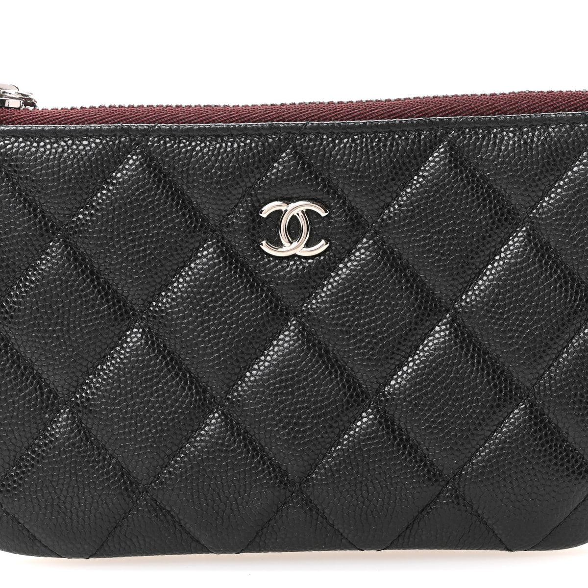 Chanel Caviar Quilted Small Cosmetic Case Black 8 of 11