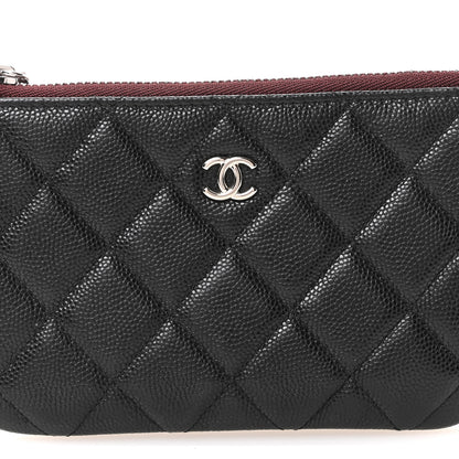 Chanel Caviar Quilted Small Cosmetic Case Black 8 of 11