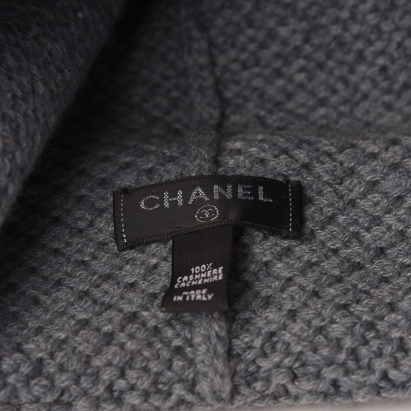 Cashmere CC Beanie Hat Grey