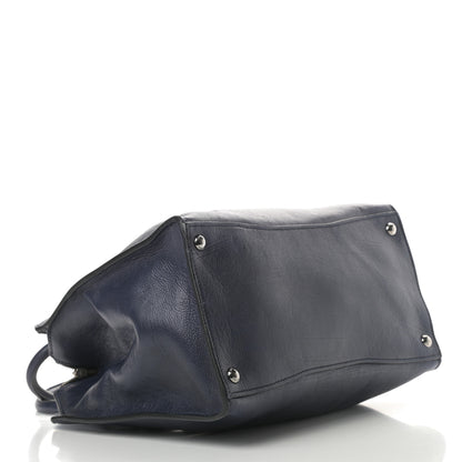 Prada Glace Calfskin Shopping Tote Baltico 4 of 18