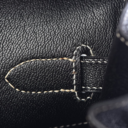 Hermes Chevre de Coromandel Birkin 35 Black 13 of 37