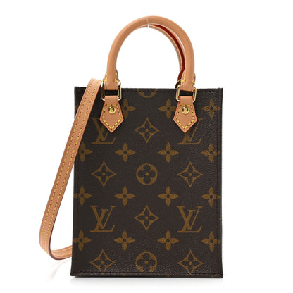 Louis Vuitton LOUIS VUITTON Monogram Petit Sac Plat 1 of 9