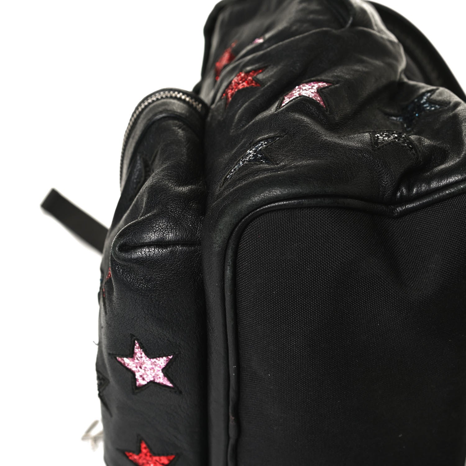 Saint Laurent Lambskin Star Applique Mini City California Backpack Black 26 of 30