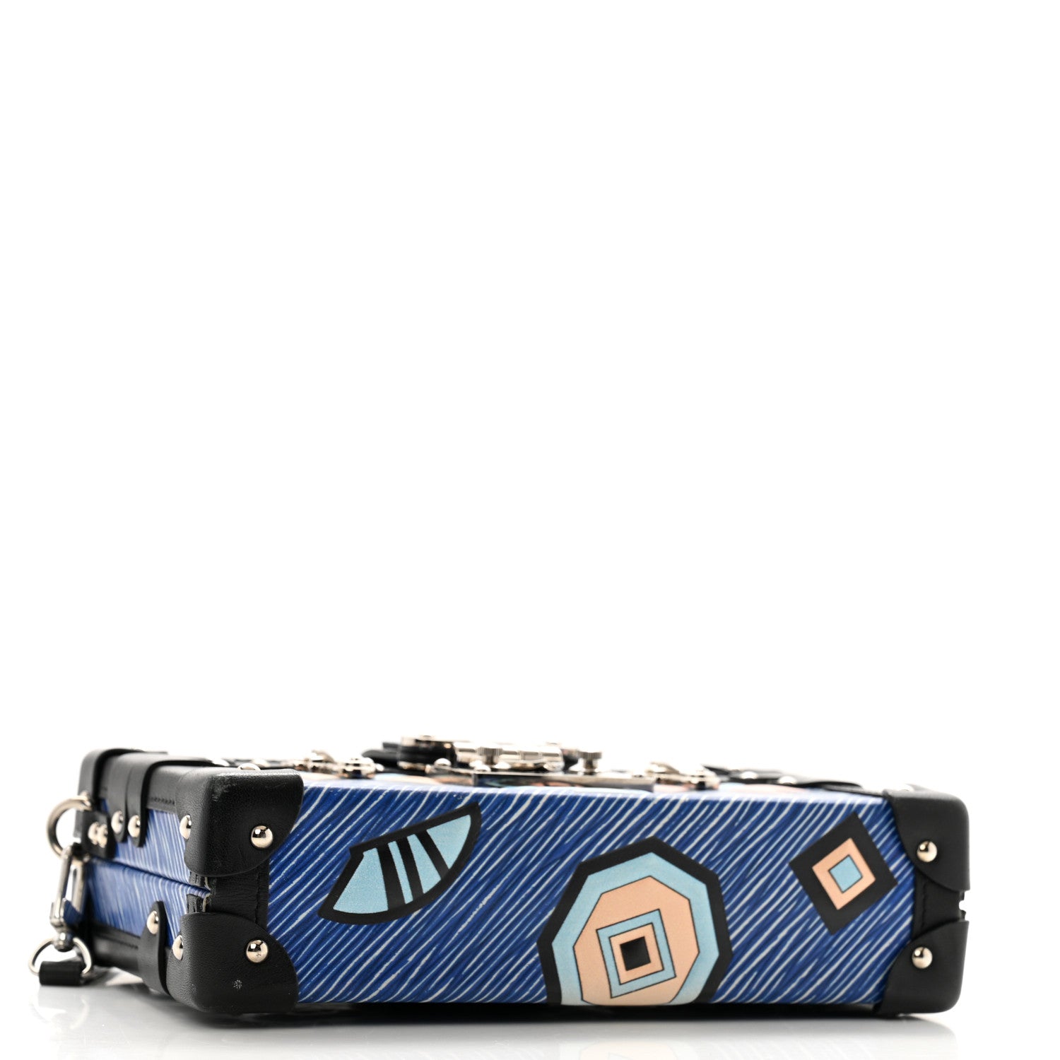 Louis Vuitton Epi Azteque Petite Malle Denim Light 4 of 16