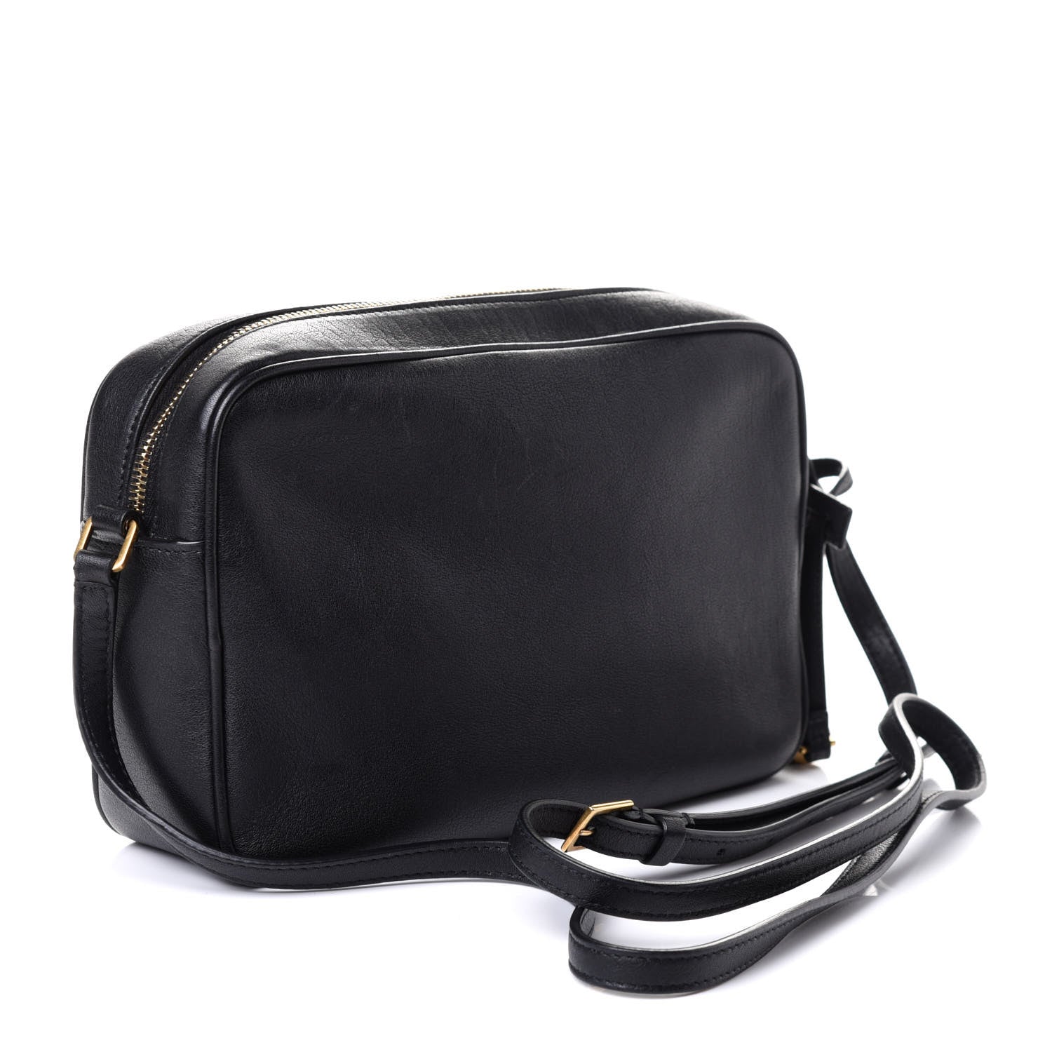 Saint Laurent Calfskin Monogram Lou Camera Bag Black 2 of 4