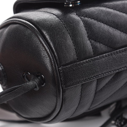 Saint Laurent Lambskin Matelasse Monogram East West Rider Bag Black 6 of 11