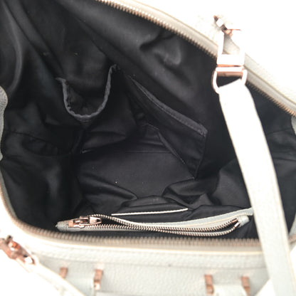 Alexander Wang Pebbled Calfskin Small Emile Grey Rose Gold Hardware 4 of 10