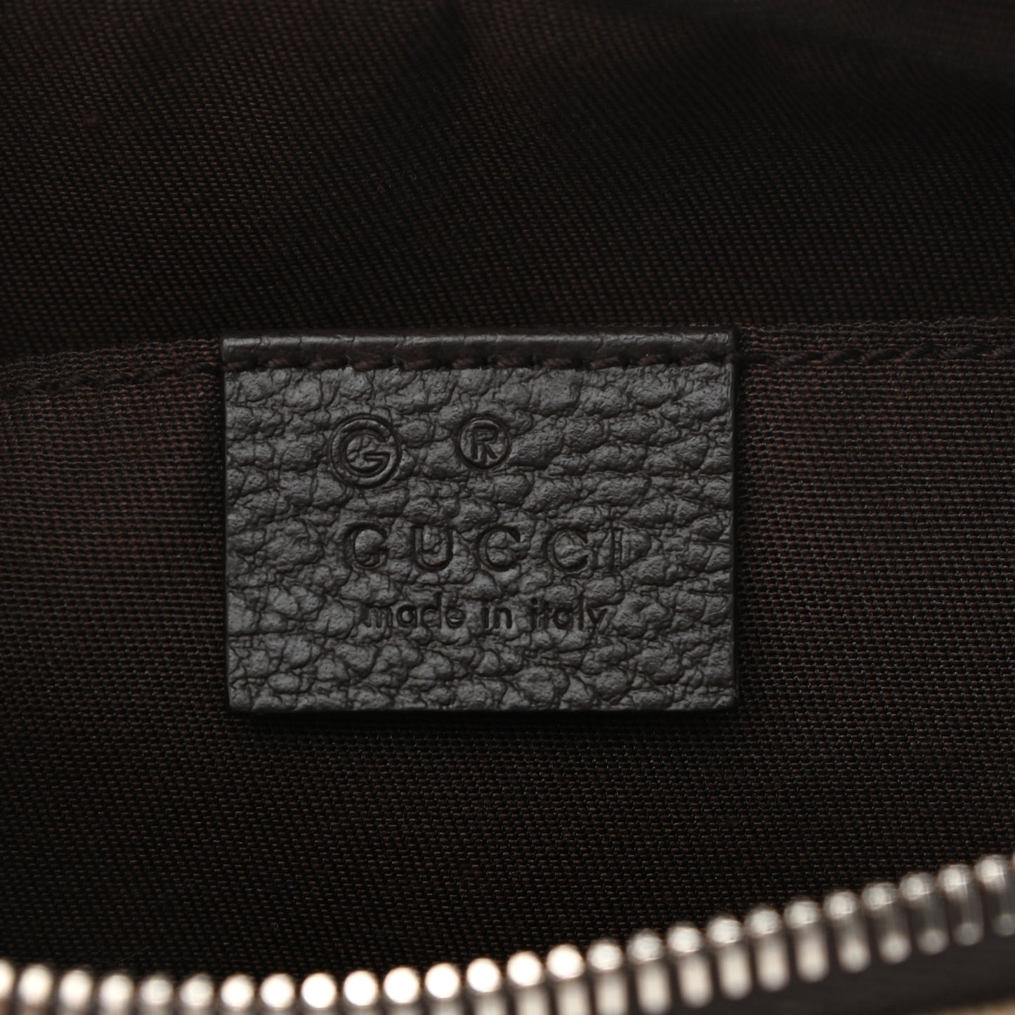 Monogram Belt Bag Dark Brown