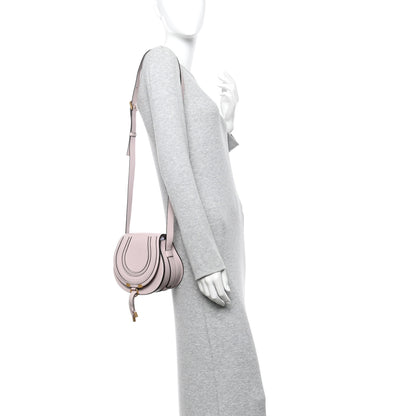Chloe Calfskin Small Marcie Round Crossbody Bag Misty Lavender 2 of 9