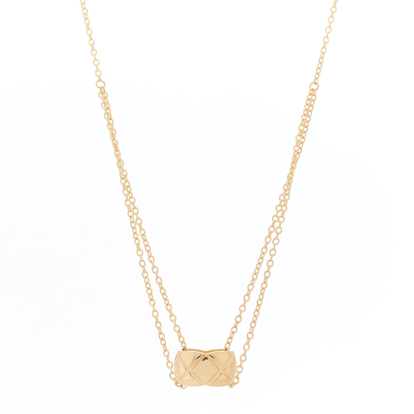 18K Yellow Gold Coco Crush Pendant Necklace
