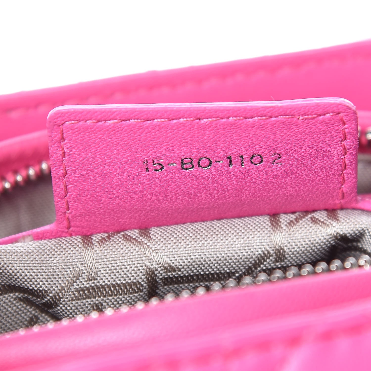 Christian Dior Lambskin Cannage Medium Lady Dior Pink 7 of 9