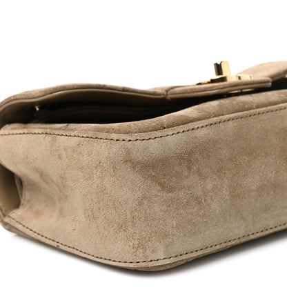 Chanel Suede Calfskin Mini Souplissimo Flap  Dark Beige 9 of 11