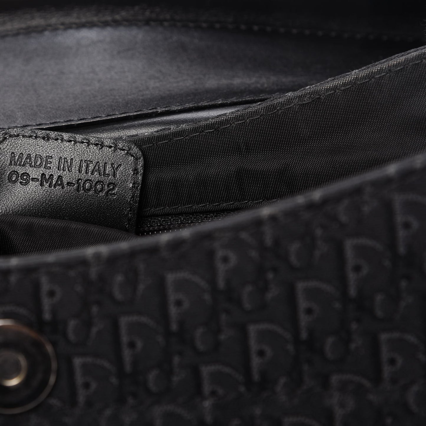 Diorissimo Street Chic Shoulder Bag Black