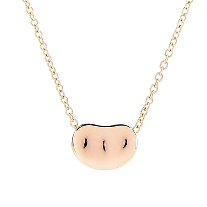 Tiffany 18K Rose Gold 9mm Elsa Peretti Bean Pendant Necklace 4 of 8