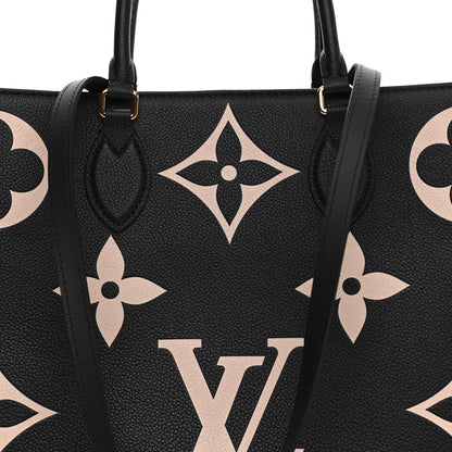 Louis Vuitton Empreinte Monogram Giant Onthego GM Black Beige 13 of 19