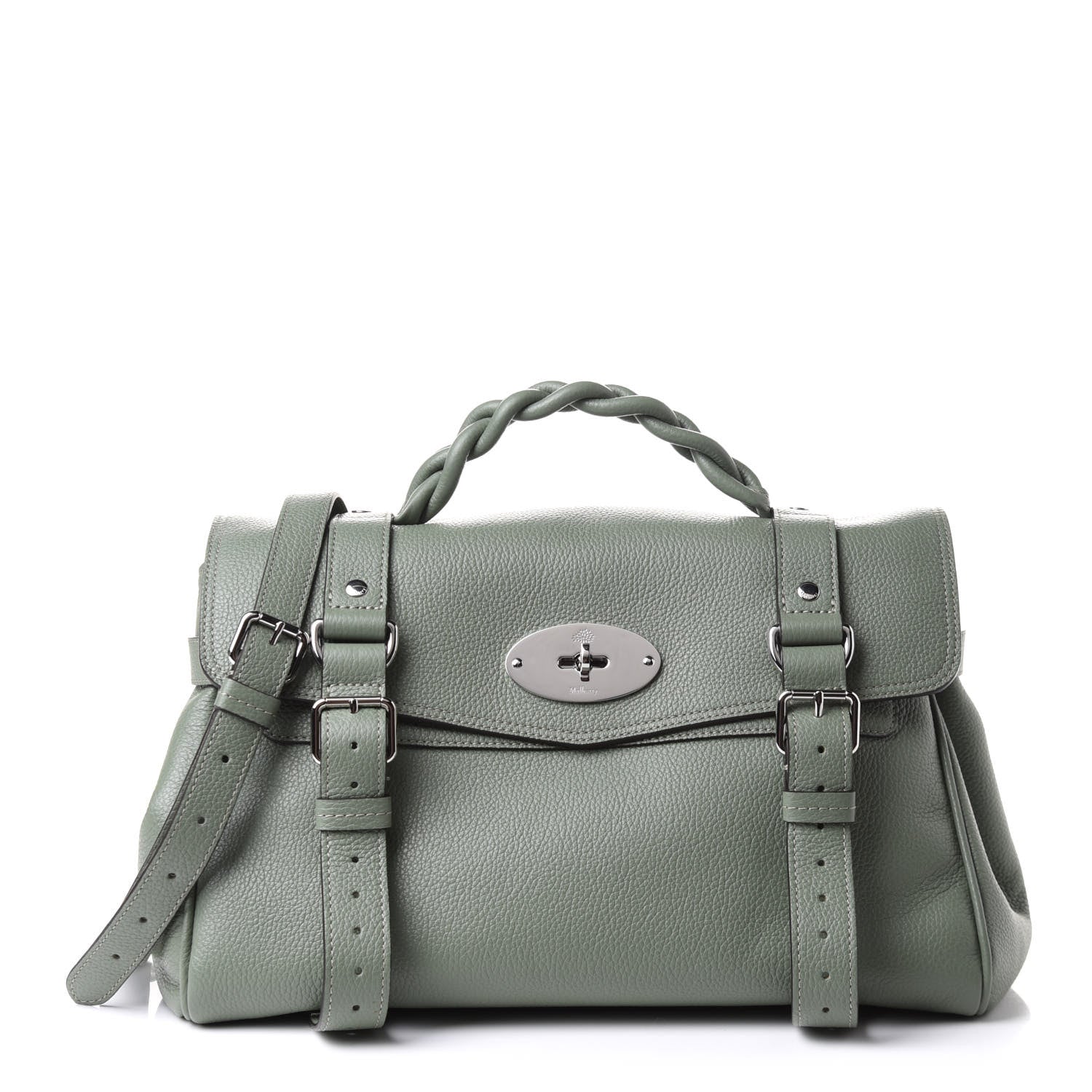 Mulberry Small Classic Grain Alexa Cambridge Green 1 of 11