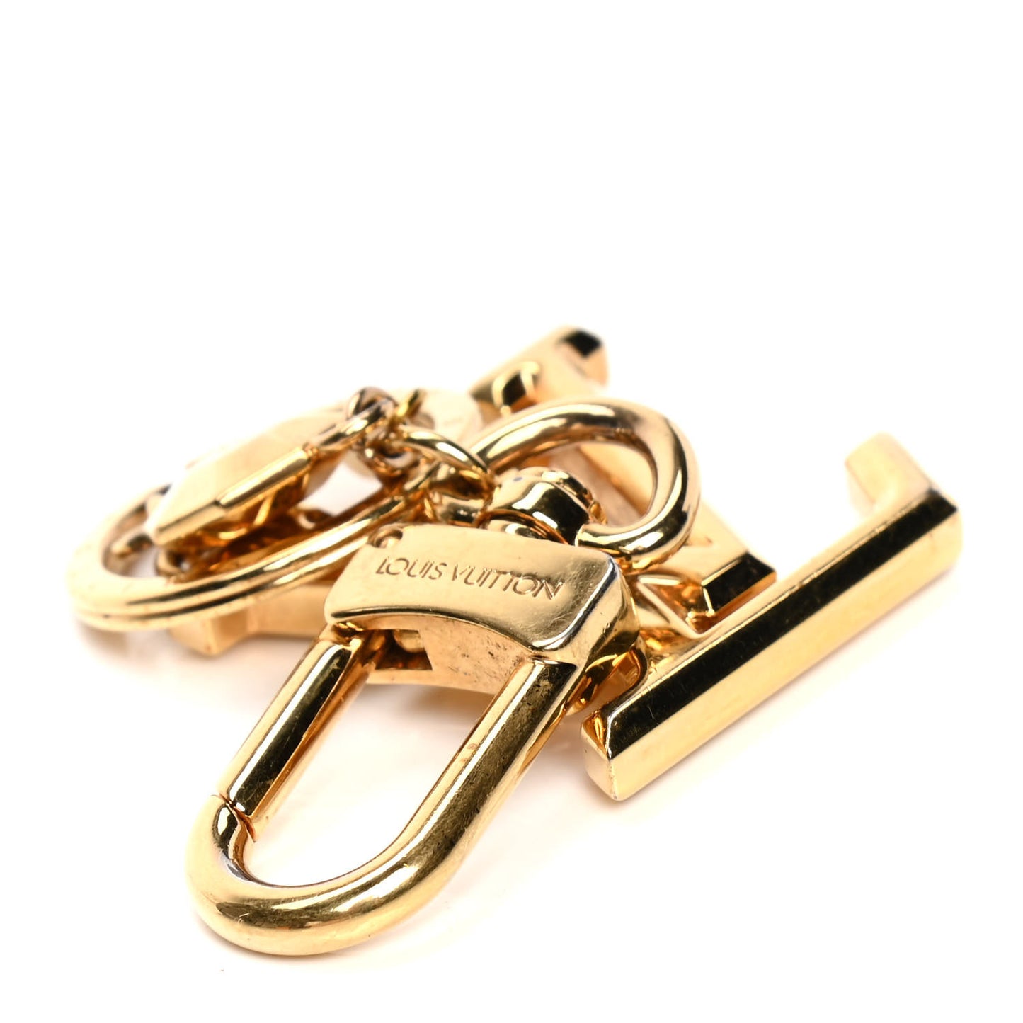 LV Facettes Bag Charm Key Holder Gold